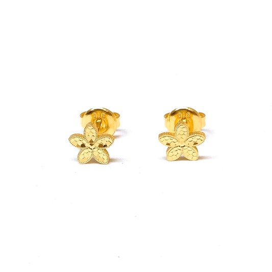 Sequin Floral Earring Studs