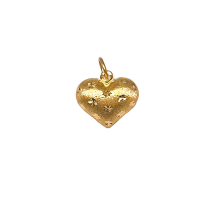 3D Sparkle Heart Pendant