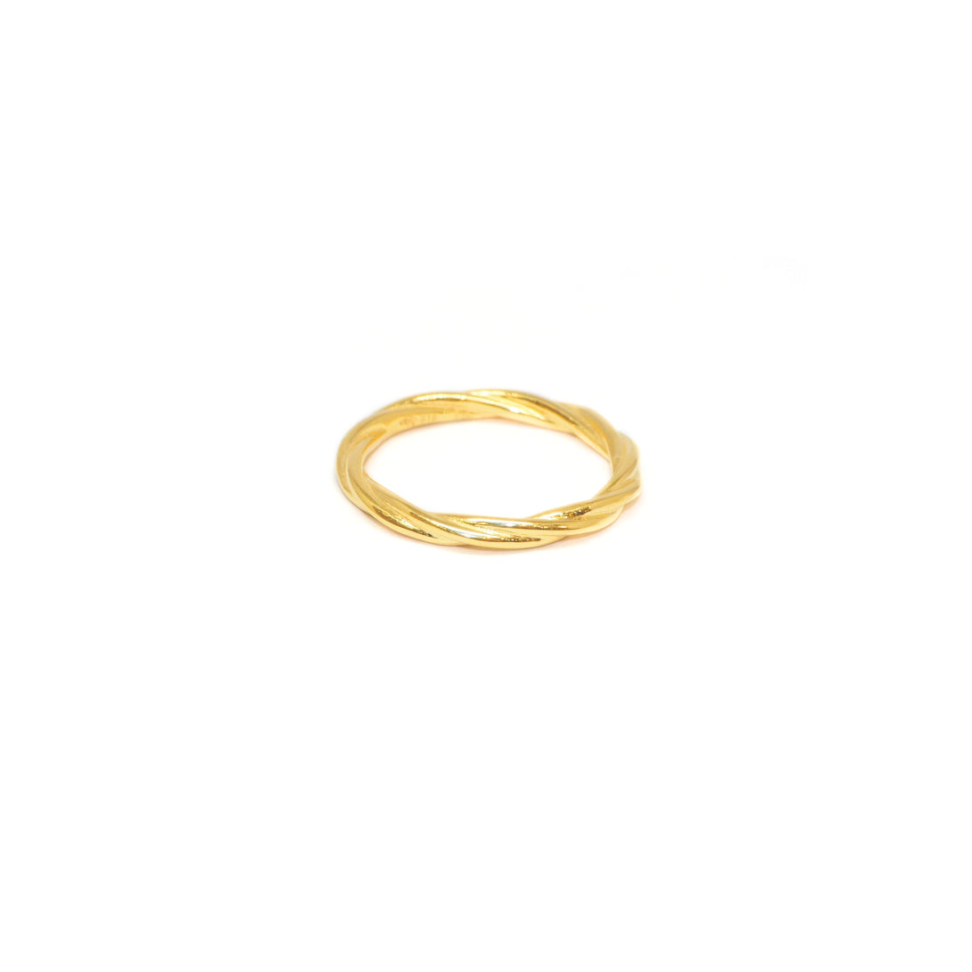 Kin Rings Polished Twisted Ring – Kin Jewellery
