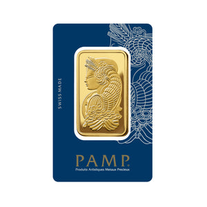 999.9 Pamp Suisse Lady Fortuna Gold Bar