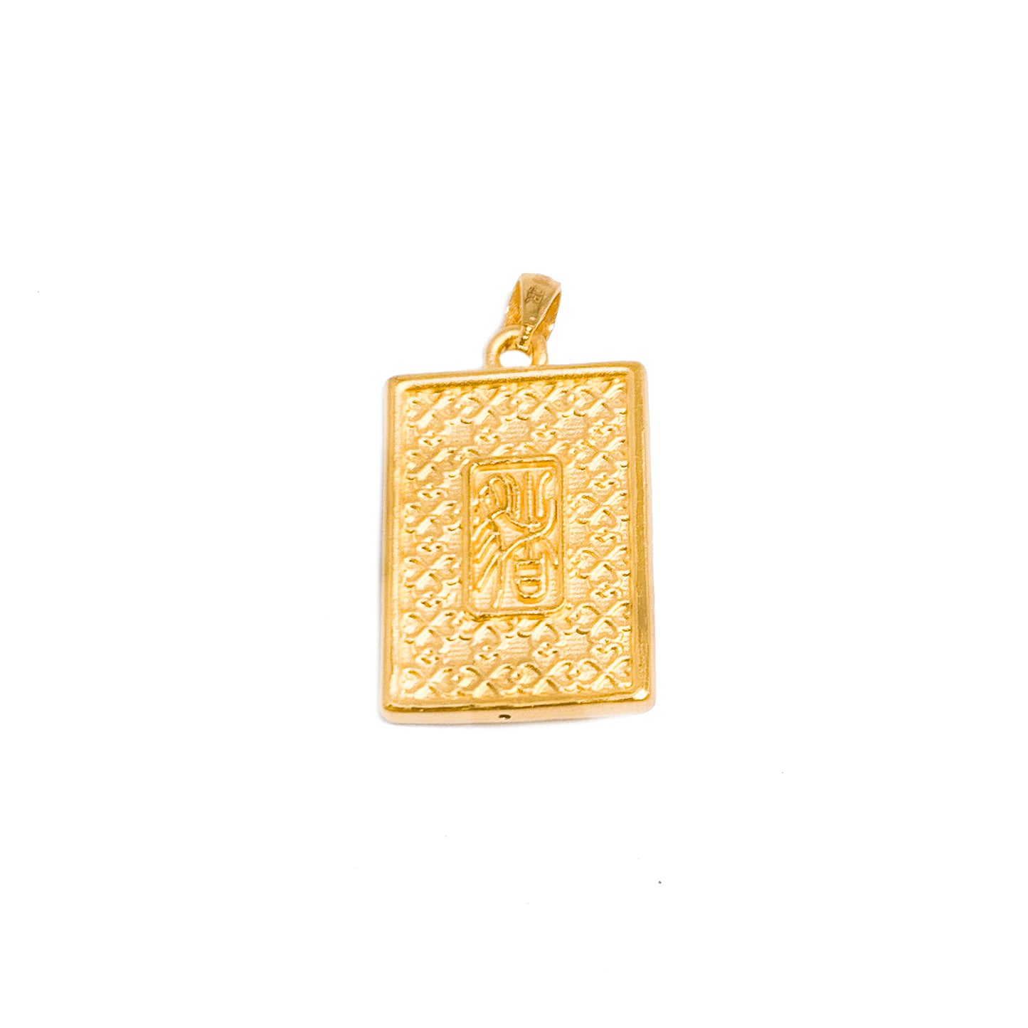 Zodiac Rectangular Pendant - Pig