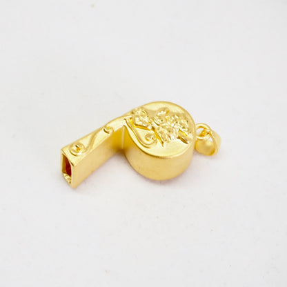 Golden Whistle Pendant