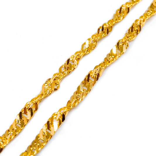 Solid Ripple Chain - Lobster Hook ( Assorted Length & Thickness )