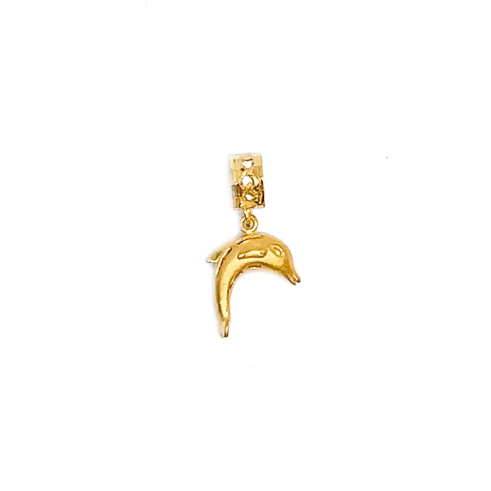 Dangling 3D Dolphin Charm