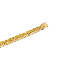 Solid Flat Cuban Link Bracelet - Plain