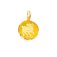 Horoscope Medallion Pendant - Aries