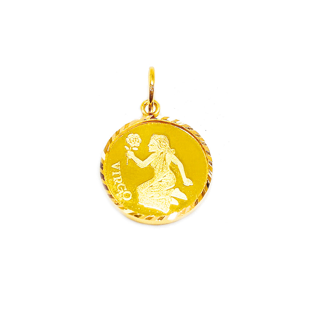 Horoscope Medallion Pendant - Virgo