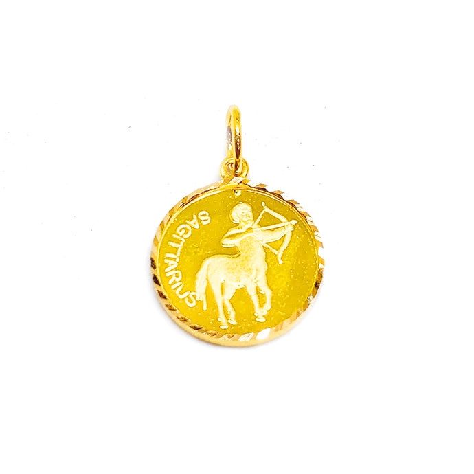 Horoscope Medallion Pendant - Sagittarius