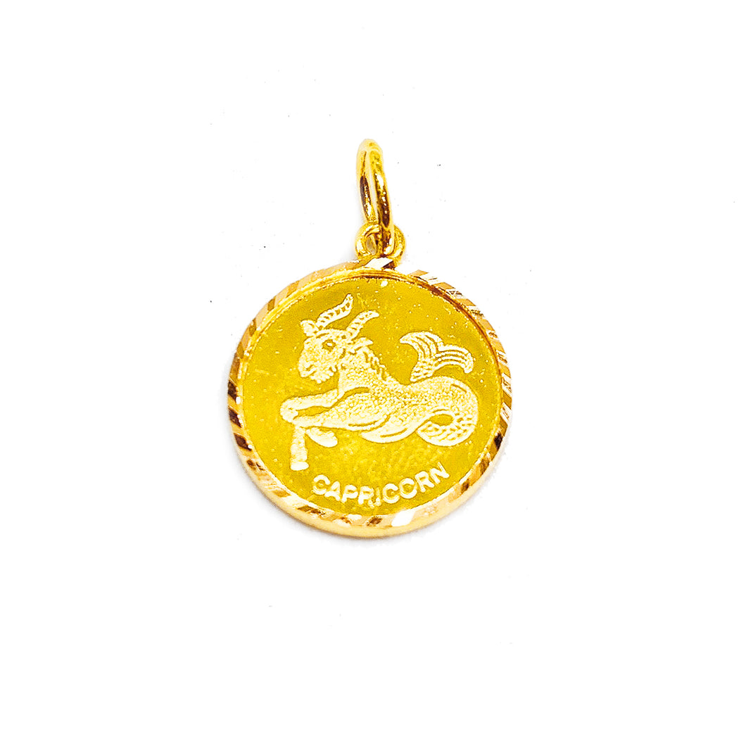 Horoscope Medallion Pendant - Capricorn