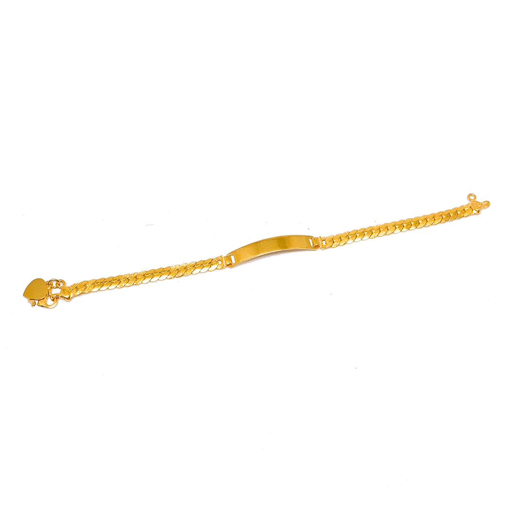 Curved Bar Baby Bracelet - Customisable
