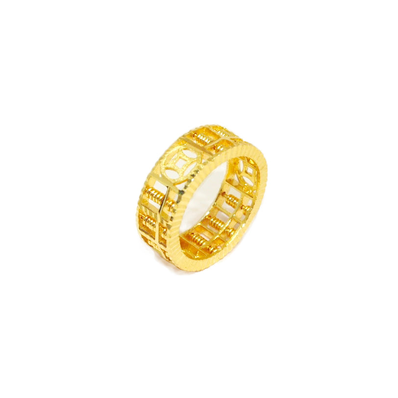 Coin and Abacus Ring