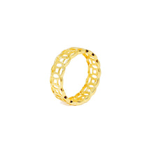 Interlinked Coins Gold Ring