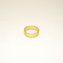 Interlinked Coins Gold Ring