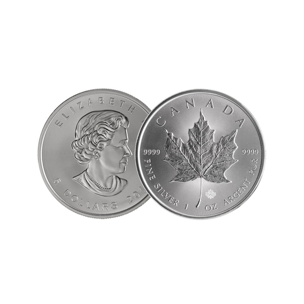 999.9 Maple Leaf Silver Coin
